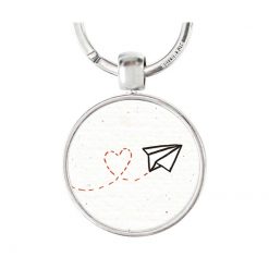 Papierflugzeug Liebe