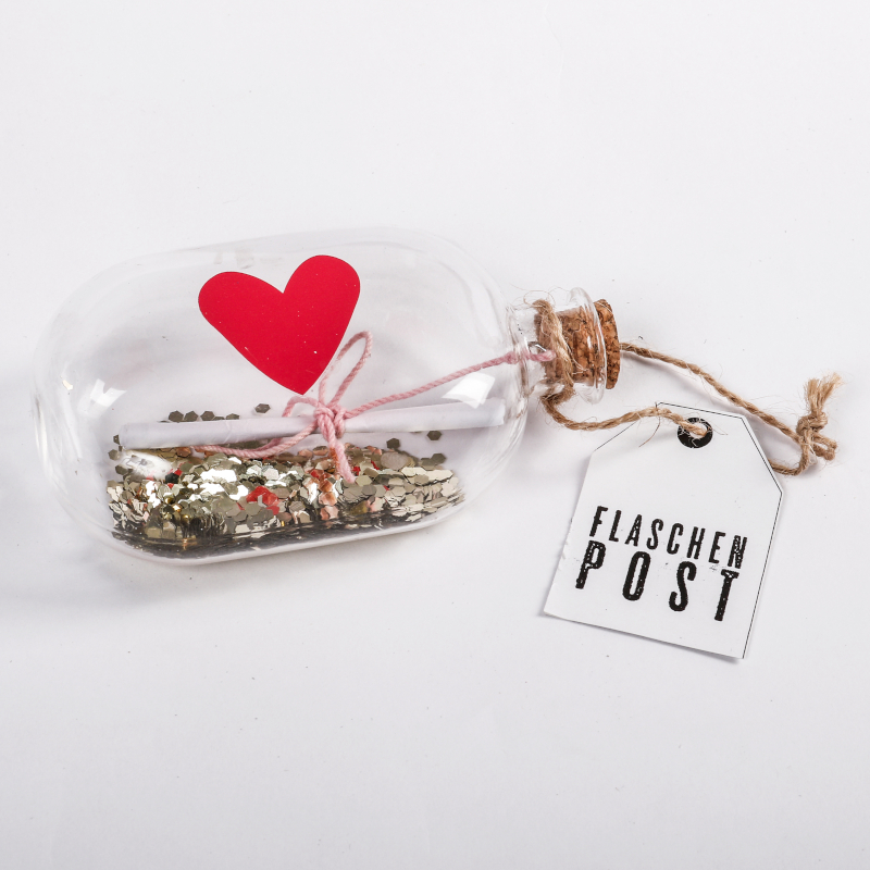 Flaschenpost "Herz"